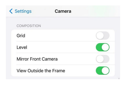 江津苹果授权维修点分享iOS17相机水平辅助线怎么用 